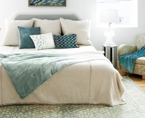 Chunky Weave Biscotti Cotton Coverlet by Kevin O'Brien