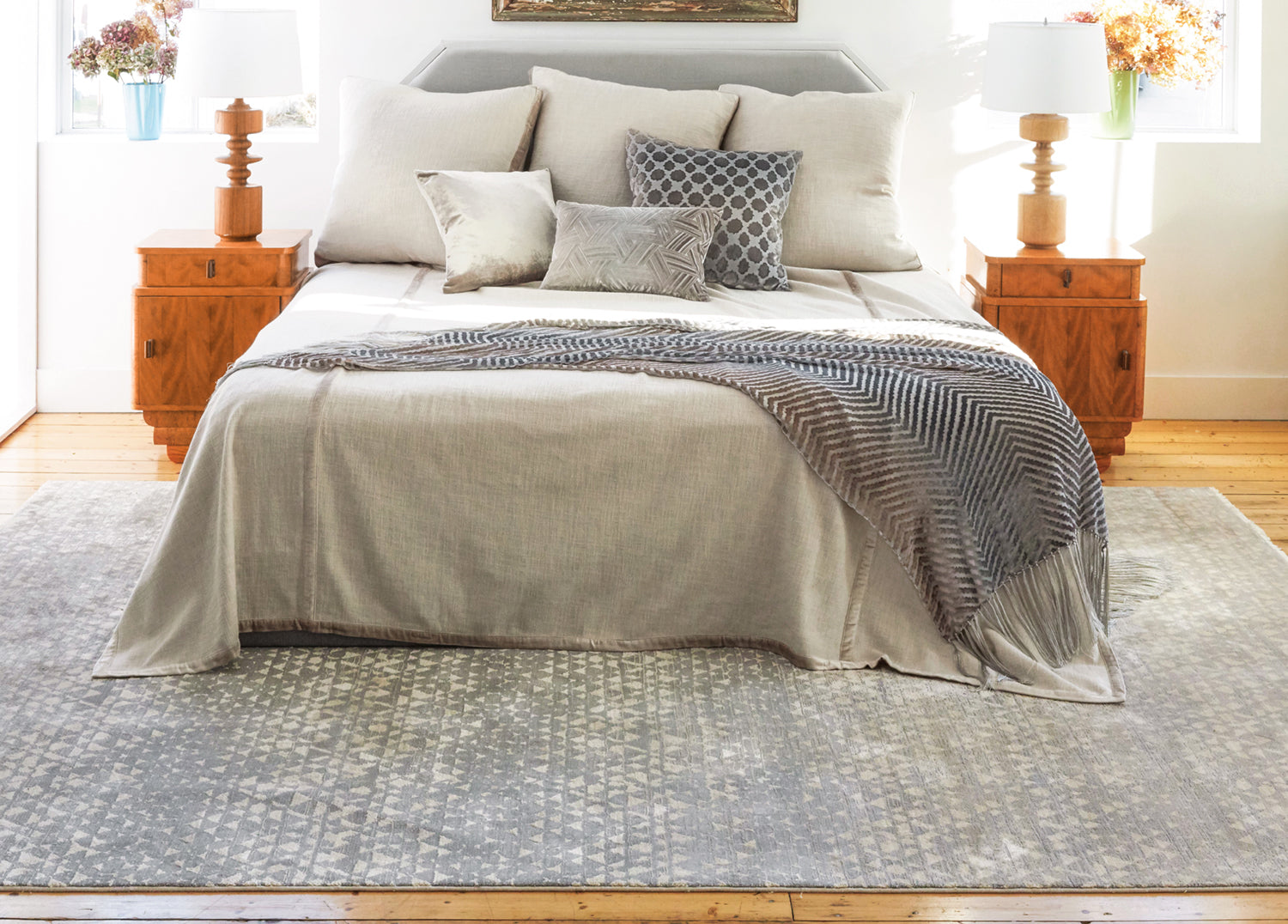 Chunky Weave Biscotti Cotton Coverlet by Kevin O'Brien