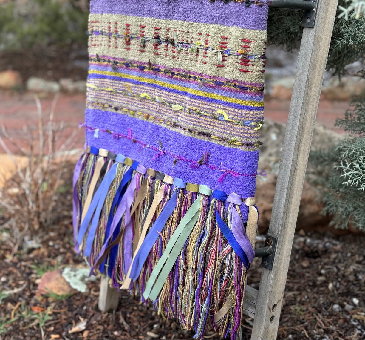 Gretel Underwood "Panache" throw handmade in Santa Fe, NM