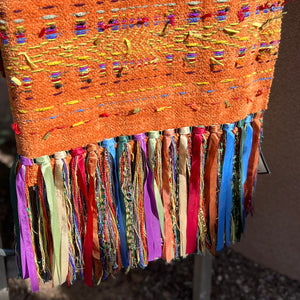 Gretel Underwood "Sarabanda" throw handmade in Santa Fe, NM
