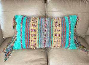 Gretel Underwood "Moulins" pillow handmade in Santa Fe, NM