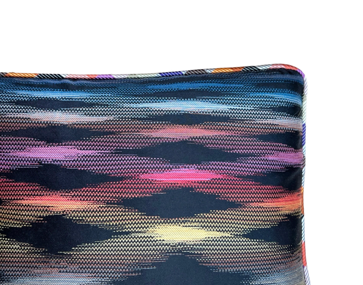 Custom pillow made with Missoni Home fabric