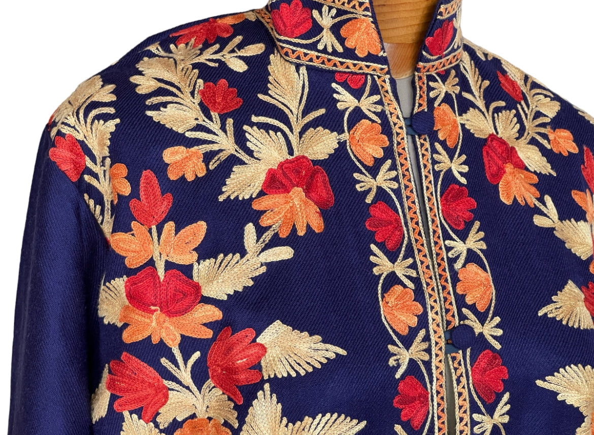 Handmade merino wool jacket from Kashmir K-1
