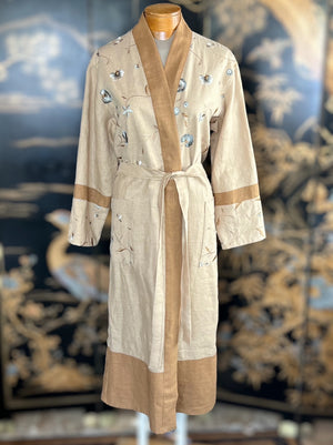 Embroidered linen robe made by Pandora's