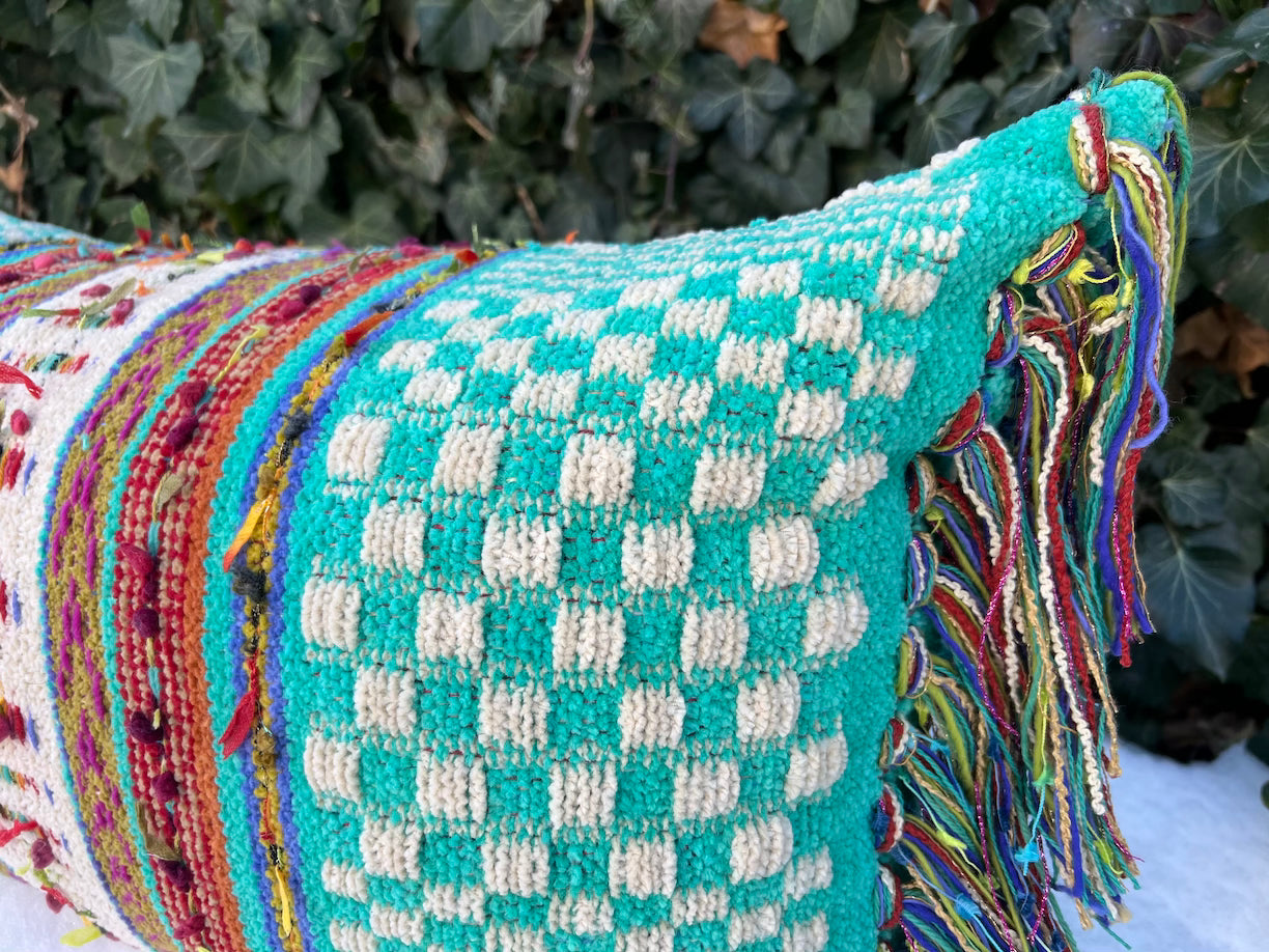 Gretel Underwood "Oaxaca" pillow handmade in Santa Fe, NM