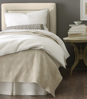 Vienna cotton coverlet by Peacock Alley
