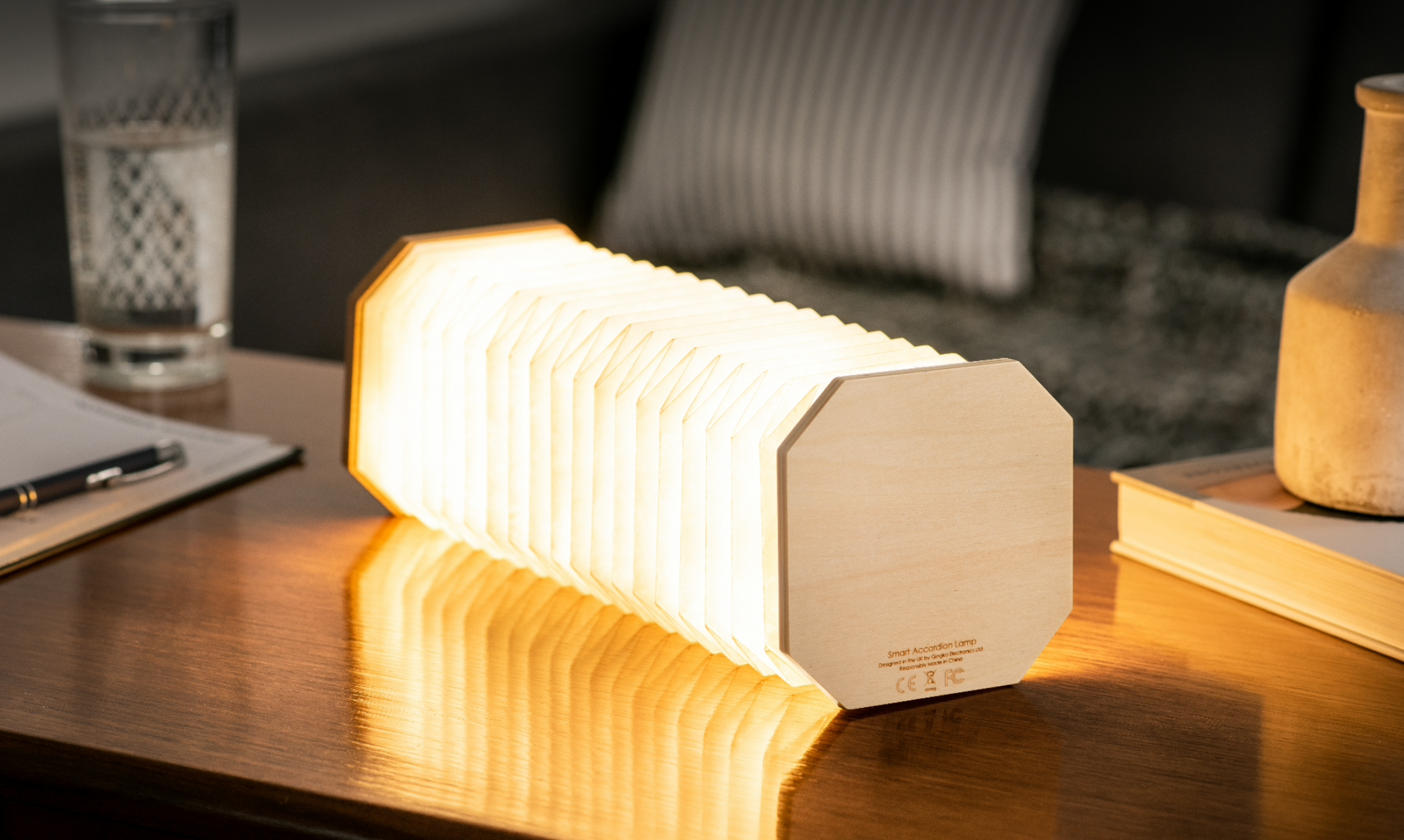 Accordion lamps by Ginko