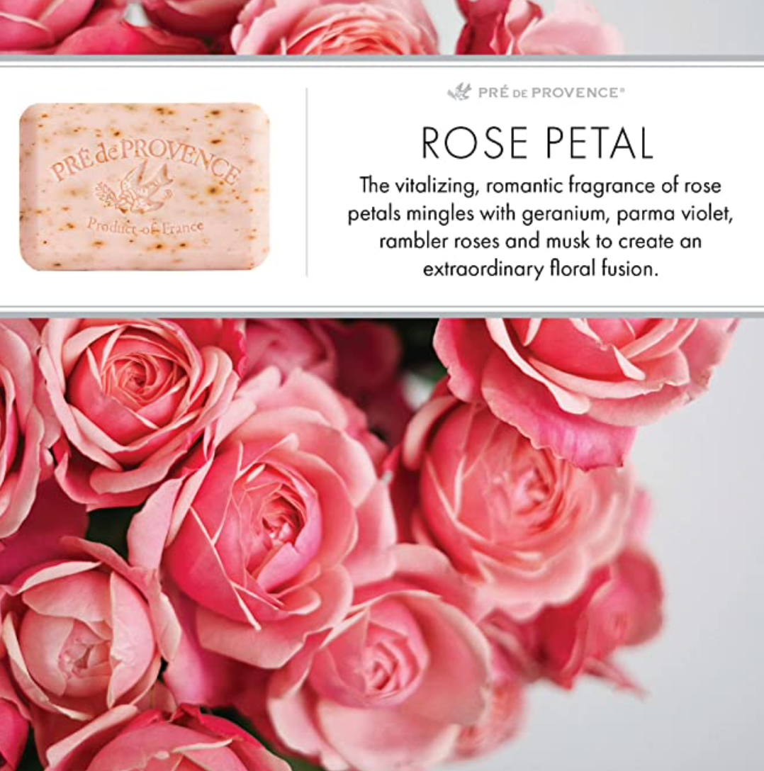Rose Petal soap bar by Pré de Provence