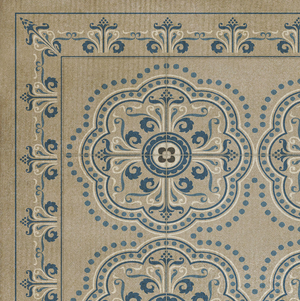 Vinyl Floorcloth Mat Vintage Solitude by Spicher & Company