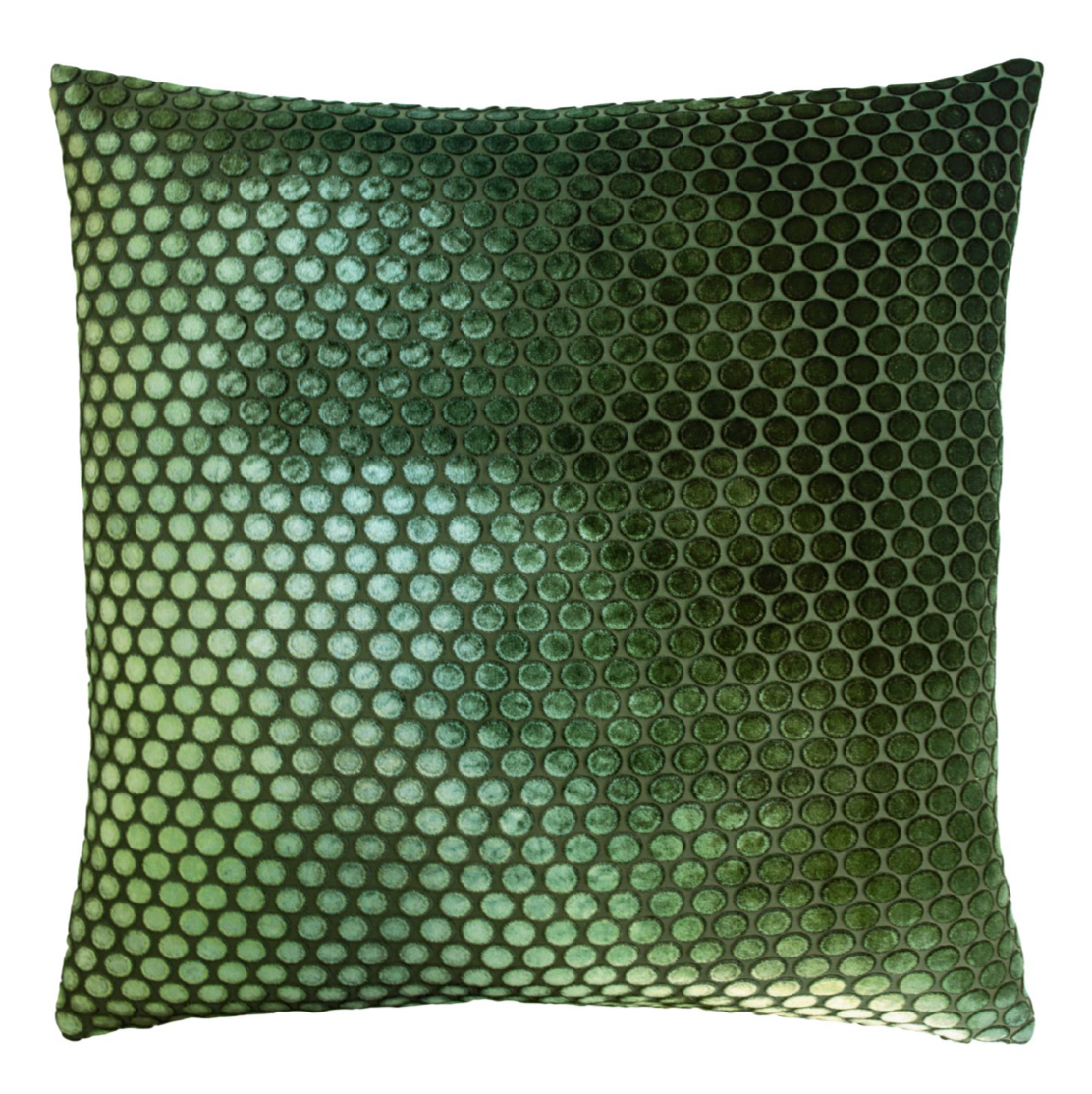Kevin O'Brien Dots Evergreen Pillows