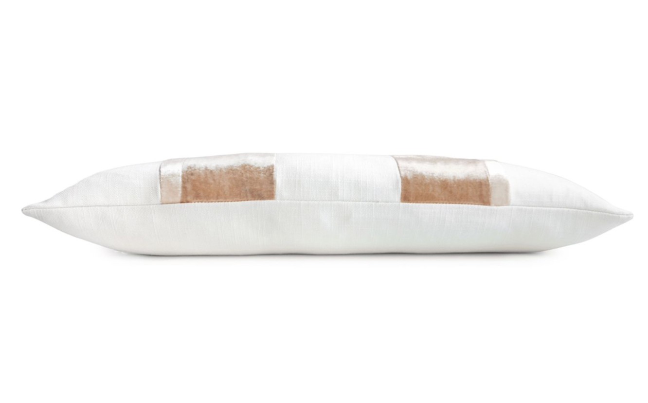 Kevin O'Brien Stripe Oblong Latte Pillows