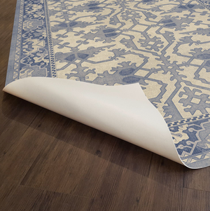 Vinyl Floorcloth Mat Vintage Light Breeze by Spicher & Company