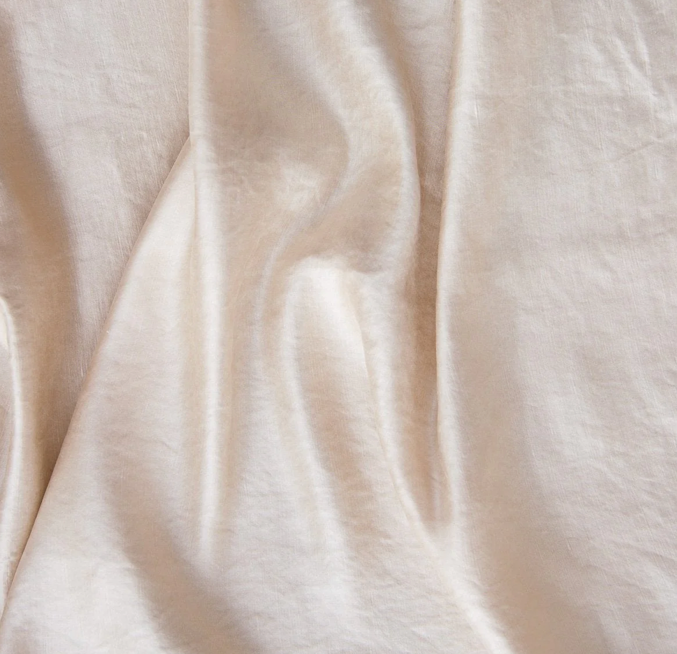 Taline Pearl silk & linen pillow by Bella Notte