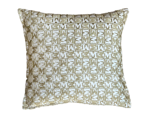 Missoni Home M Gold pillow made by Pandora's