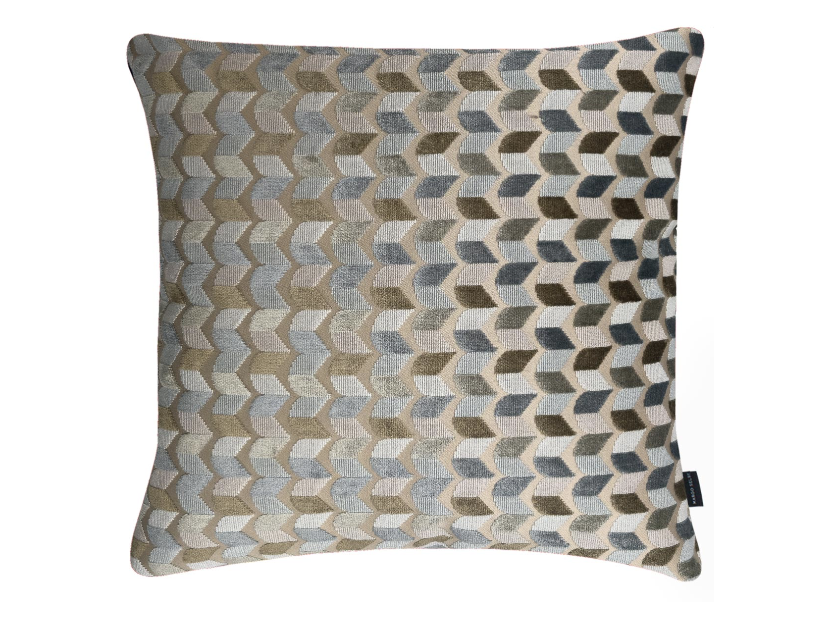 Basie Steel Blue pillow by Margo Selby
