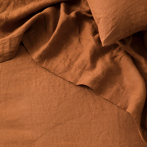 Cedar linen sheets by Cultiver