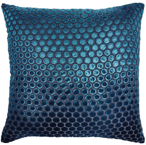 Kevin O'Brien Dots Cobalt Black Pillows