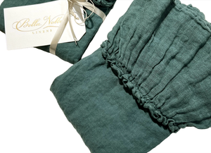 Linen Whisper Jade pillowcases by Bella Notte