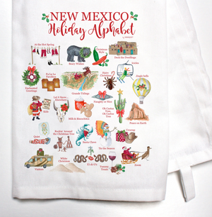 New Mexico Holiday tea towels