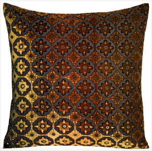 Kevin O'Brien Small Moroccan Copper Ivy Pillows