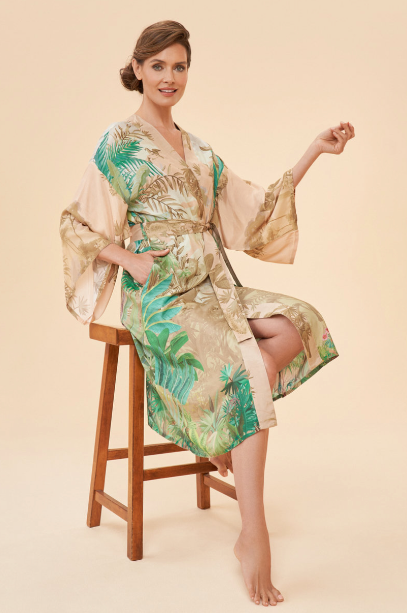 Oasis Coconut kimono by Powder Design