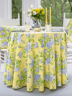 April Cornell Sacha Yellow Tablecloth