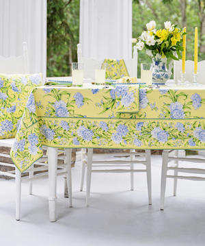 April Cornell Sacha Yellow Tablecloth