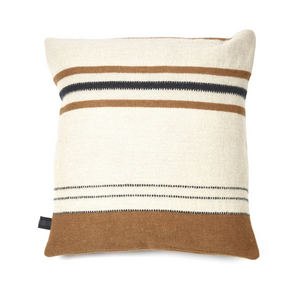 Foundry Beeswax Stripe sham by Libeco