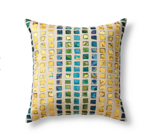 Tesserae Mosaic pillow by Ann Gish