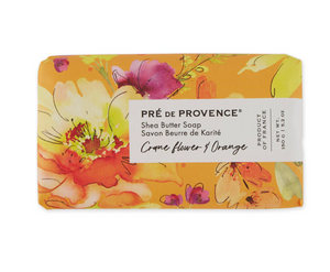 Crane Flower & Orange soap bar by Pré de Provence