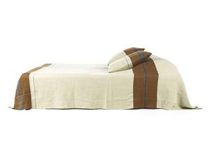 The Highland Stripe coverlet by Libeco