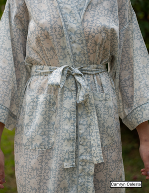 white christmas dresses Organdy Lightweight Cotton Robes by Handprint