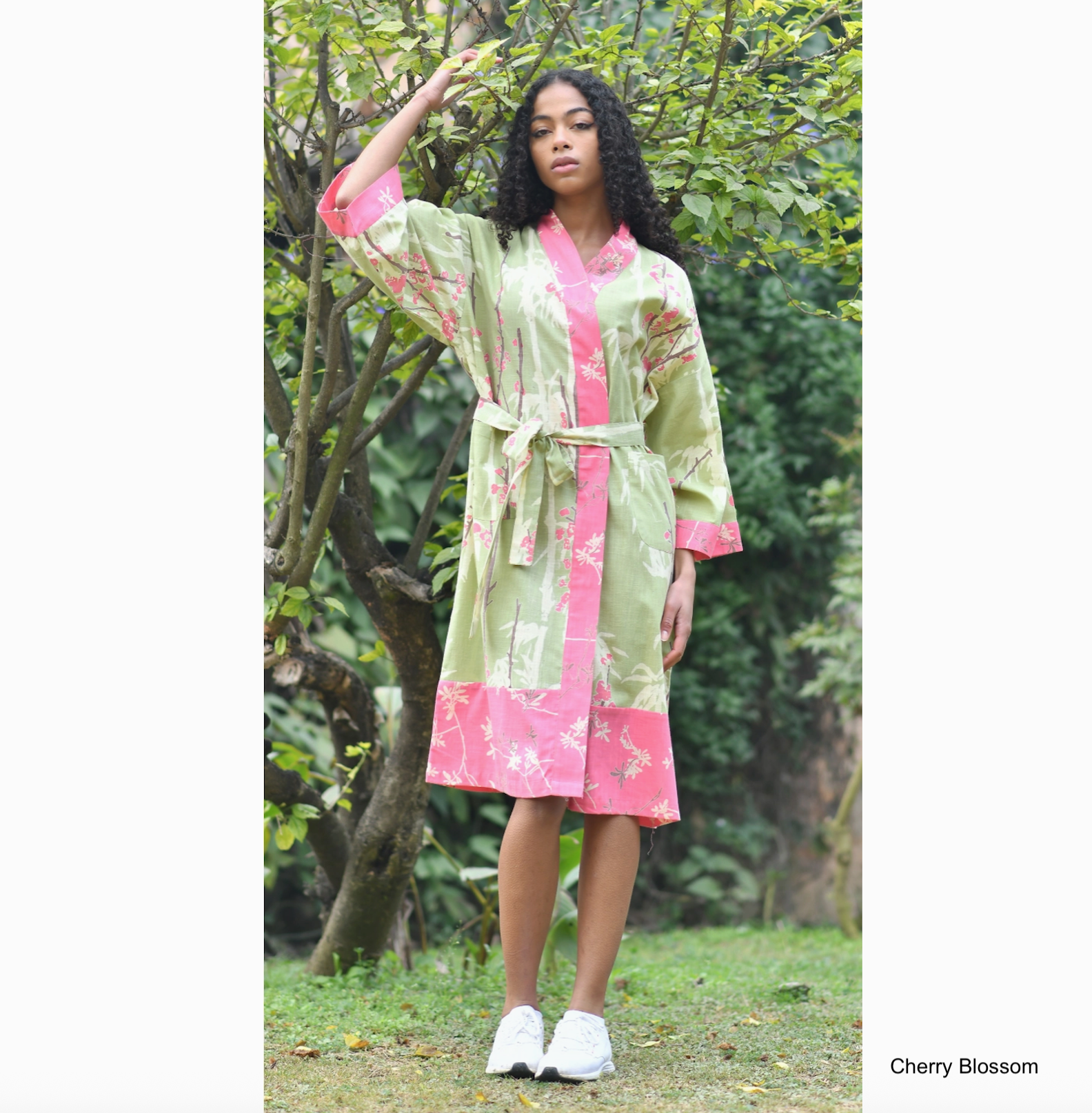 100% Organdy lightweight cotton robes by Handprint