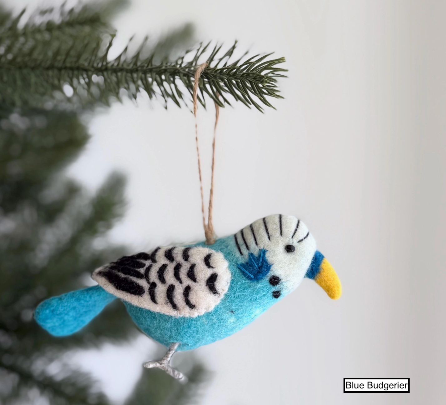 Felted Wool Bird Ornament