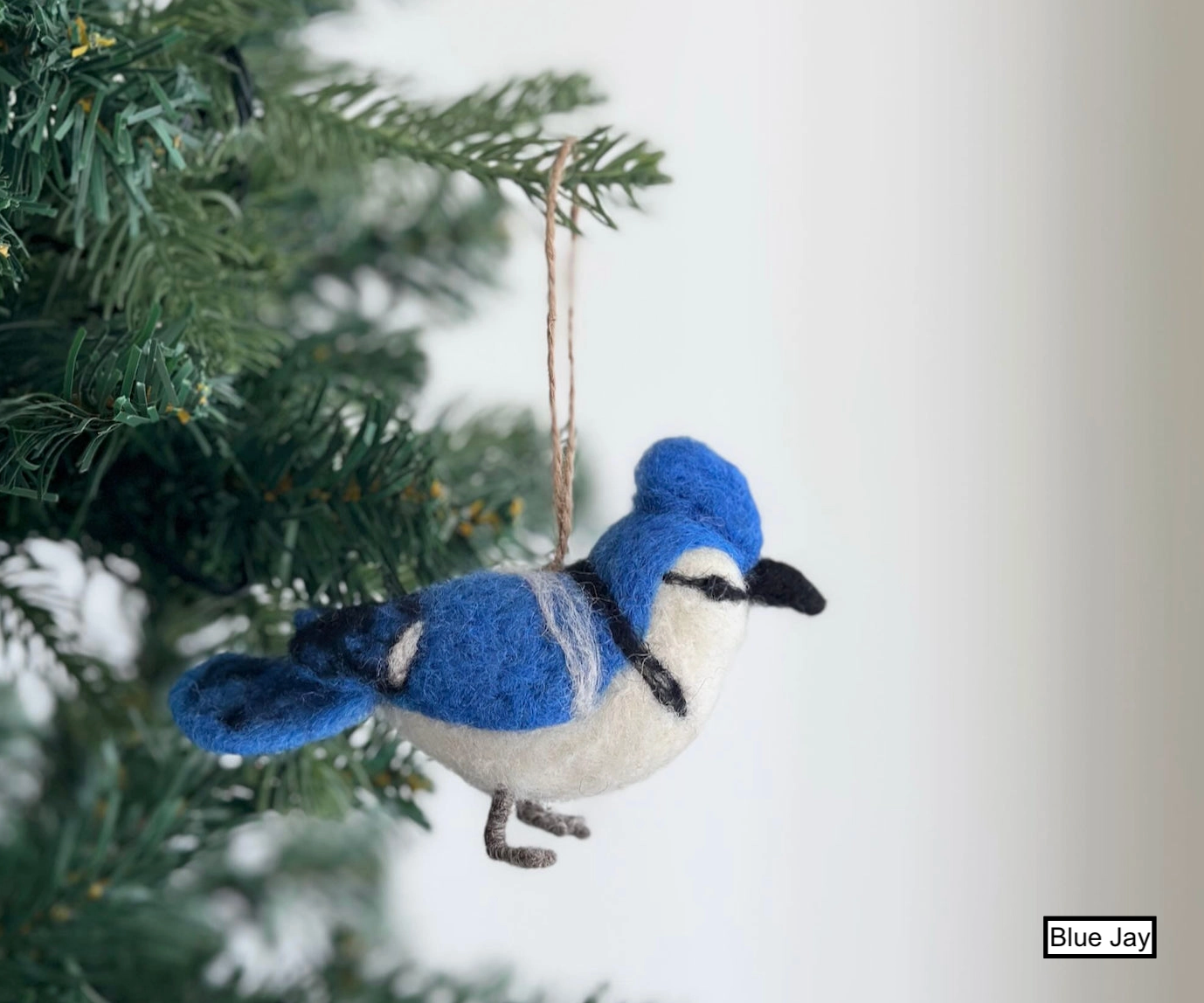 Felted Wool Bird Ornament