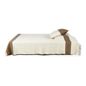 Etienne linen coverlet by Libeco