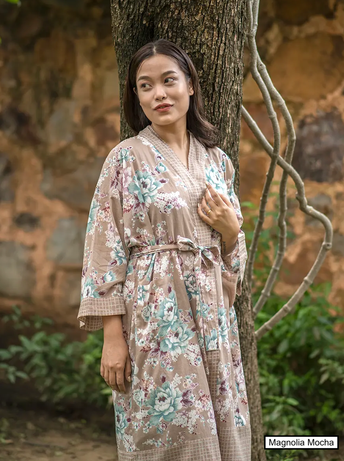 100% Organdy lightweight cotton robes by Handprint