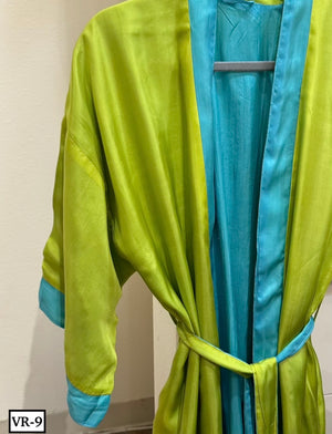 Reversible silk robes handmade in Vietnam