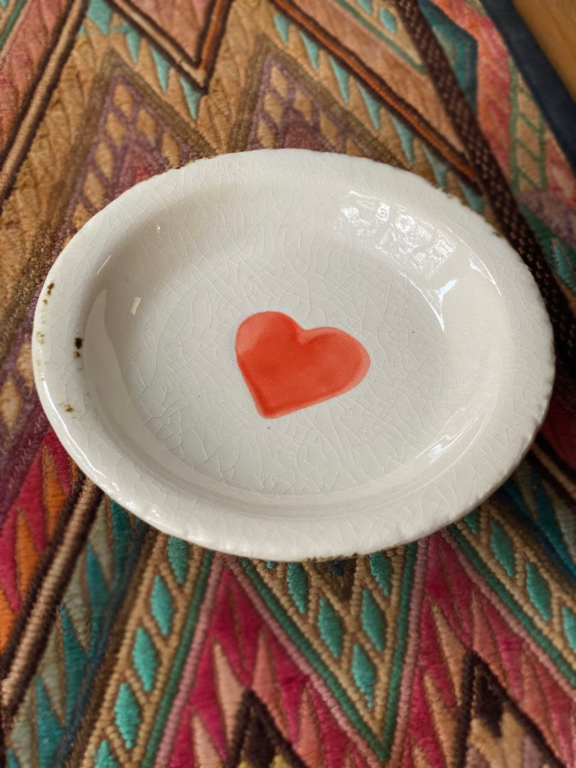 Ceramic Heart dishes