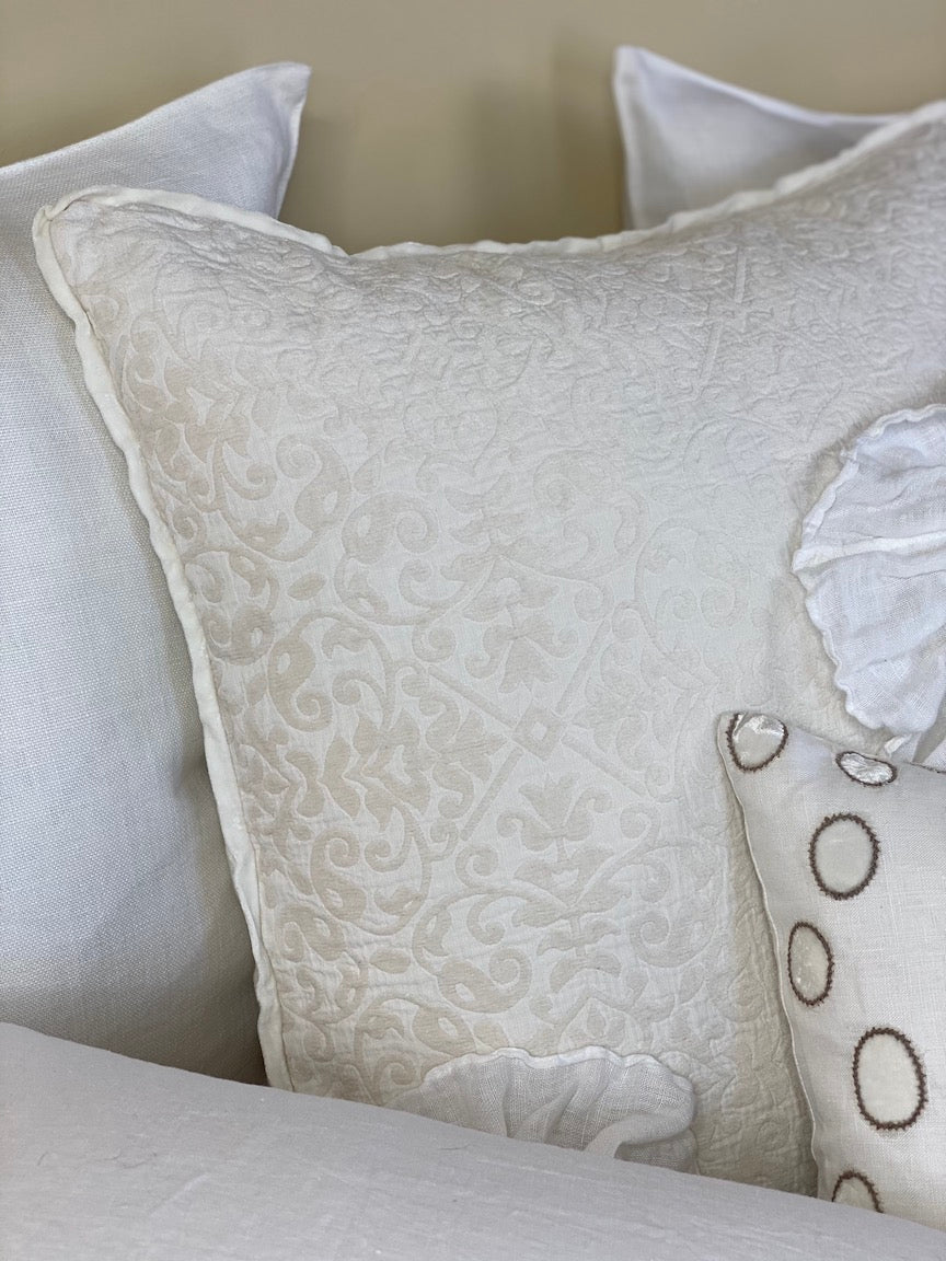 Vienna Winter White coverlets by Bella Notte