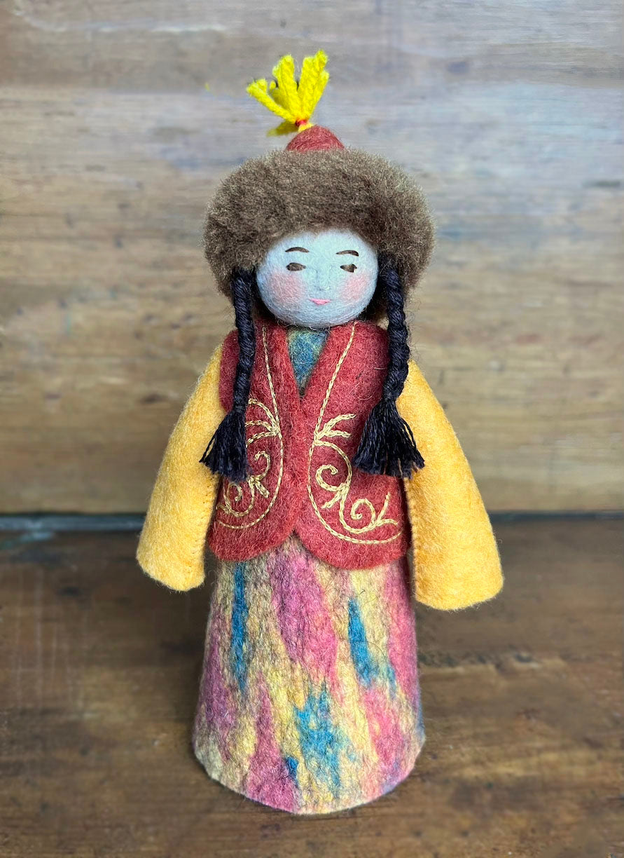 Doll "Girl" handmade in Kyrgyzstan