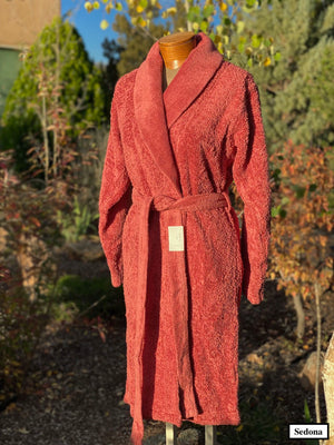 Abyss Habidecor 100% Egyptian cotton bathrobes made in Portugal. Color: Sedona.