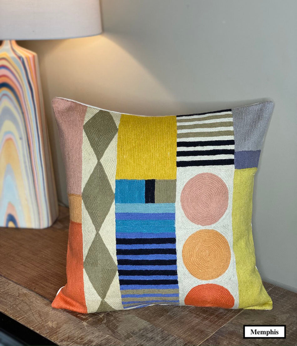 Geometric decorative pillows