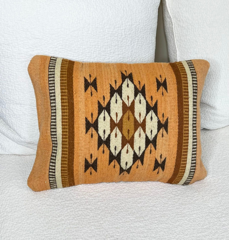 Merino wool pillows handmade by Sergio Martinez in Oaxaca
