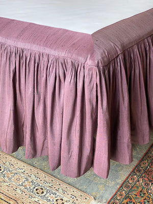 King silk bed skirt
