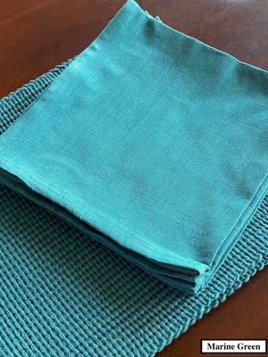 Homespun cotton napkin set (6)