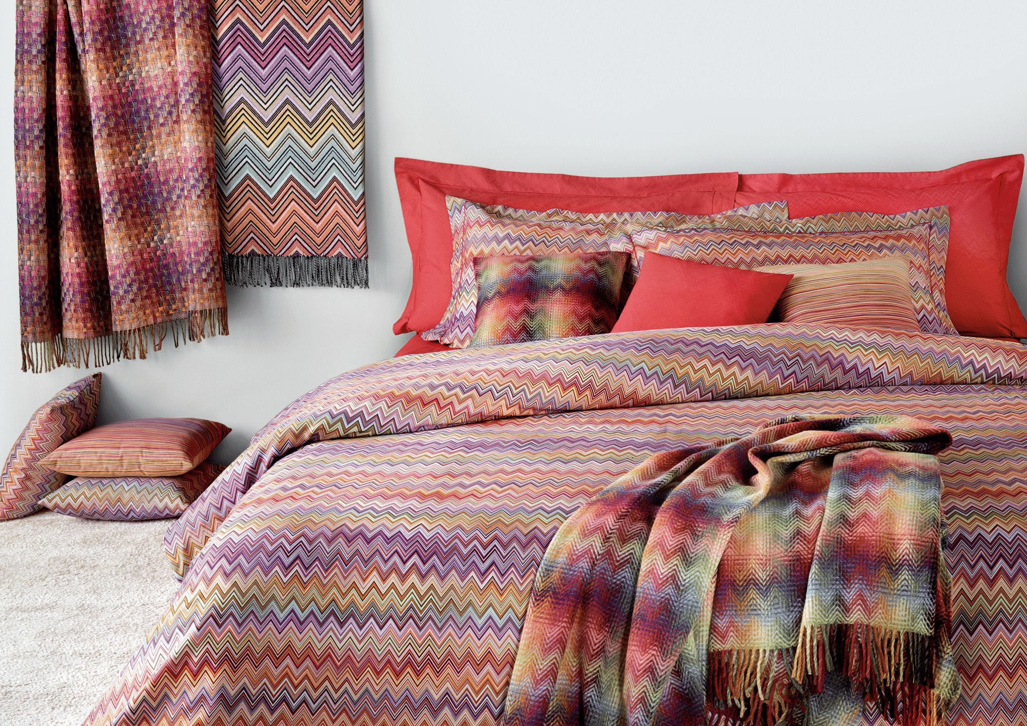 John 156O sheets and duvet covers by Missoni Home