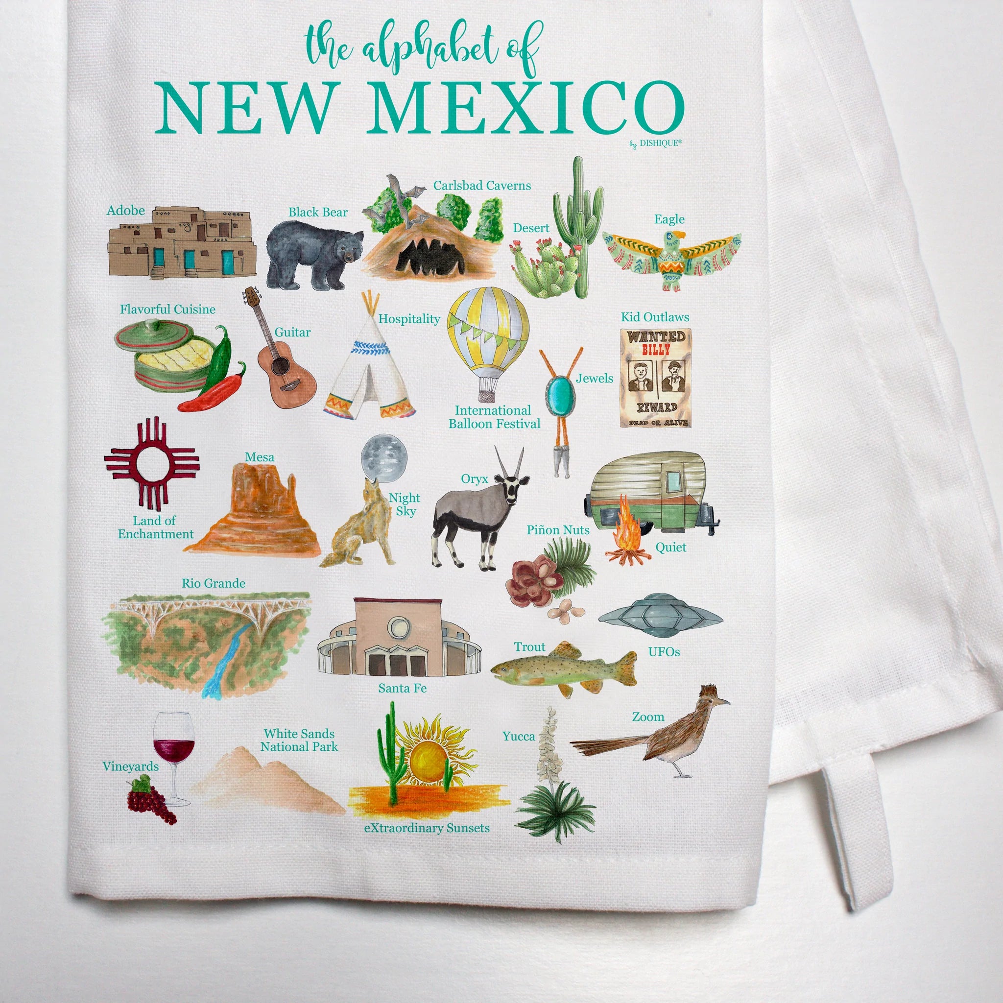 New Mexico tea towels