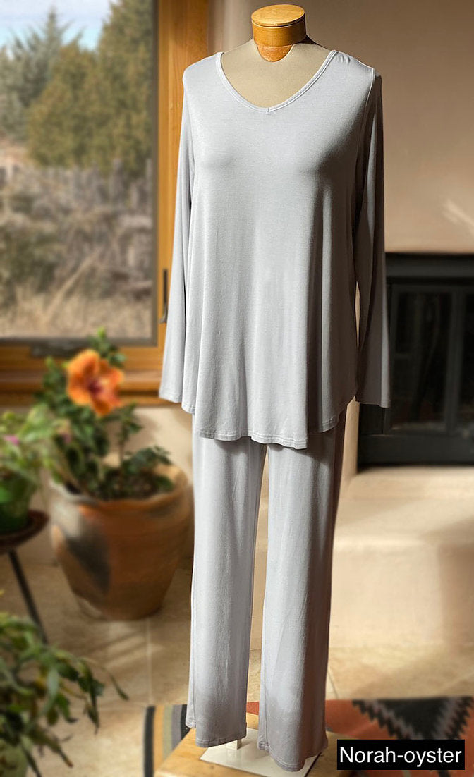 Norah bamboo long sleeve pajama sets by Yala