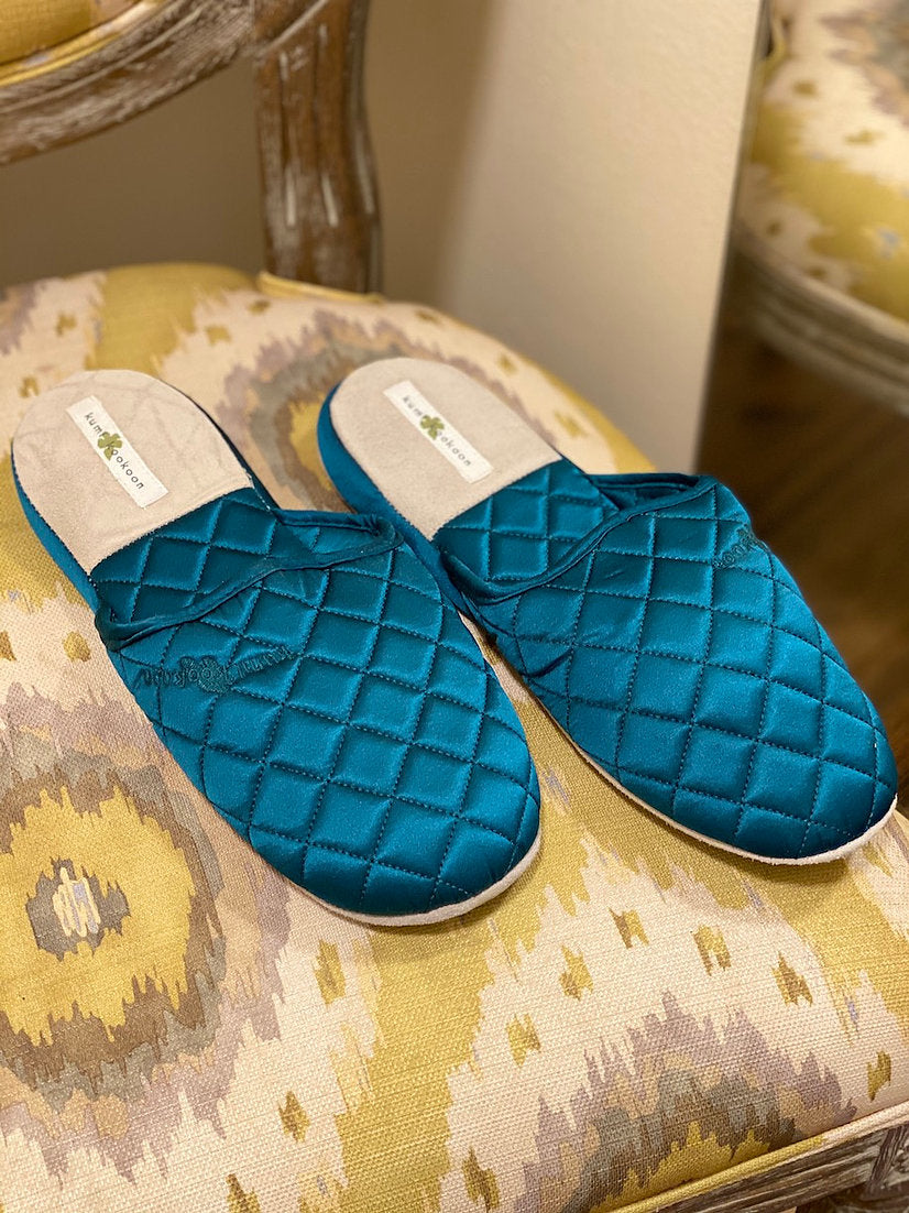 Luxurious Kumi Kookoon silk slippers